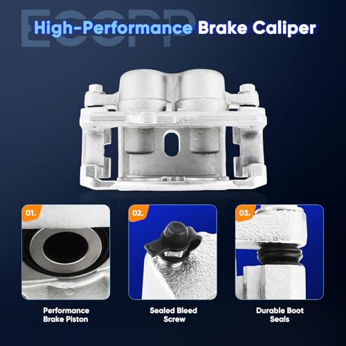 ECCPP 18-B4729 18-B4728 Front Left & Right Disc Brake Caliper Assembly - size: Front[18-B4729 18-B4728]