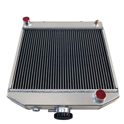 Primecooling 2 Row Core Aluminum Radiator for Ford,New Holland Compact Tractor 1000 1500 1600 1700 SBA310100031