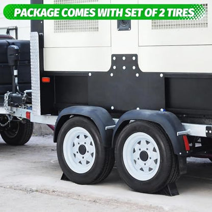 2 Pack 4.80-12 4.80x12 480-12 4.80-12 Trailer Tires with 12'' Rims, 4 Lug on 4'', Load Range C 6PR - size: 480-12, style: 4 Lug