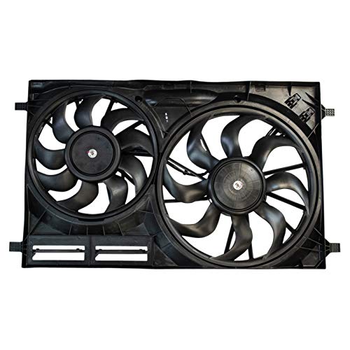 TRQ Radiator Dual Cooling Fan Assembly