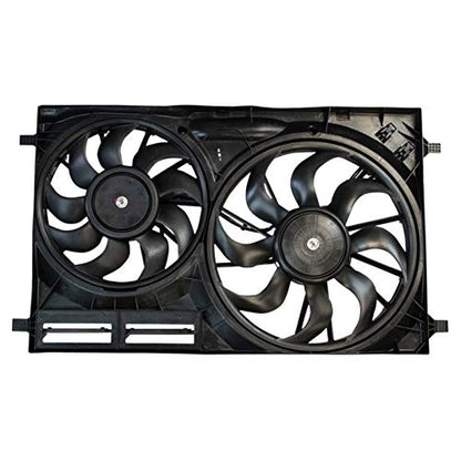 TRQ Radiator Dual Cooling Fan Assembly