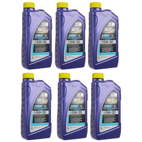 Royal Purple HPS 5W30 High Performance Engine Oil, 6 Quart Case