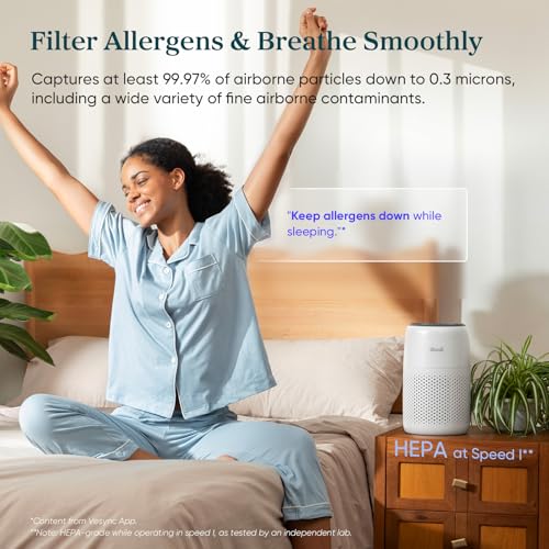 Levoit Air Purifiers for Bedroom Home Pets Dorm Room, Small Air Purifiers - size: Core Mini-P 1 Pack