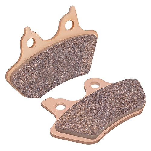 AHL Front & Rear Brake Pads Set for Touring FLHTCU-I Electra Glide Ultra Classic 2000-2007 (Sintered copper-based) - size: Sintered copper-based