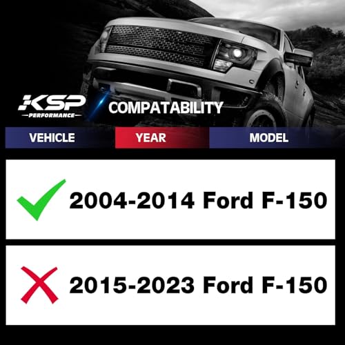 KSP 2in 6x135 Wheel Spacers for F-150 Expedition 2004-2014 with 14x2 Studs - size: 2" 2004-2014 F150