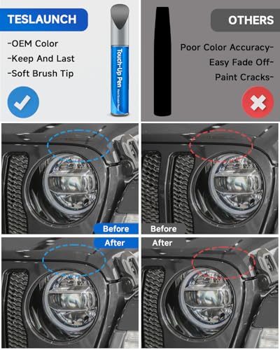 Touch Up Paint Compatible with Jeep Exact Match Touch Up Paint Car Scratch Repair (Sting Gray(PDN) Compatible with Cherokee/Compass/Grand-Cherokee/Renegade) - color: Sting Gray(PDN) Compatible with Cherokee/Compass/Grand-Cherokee/Renegade