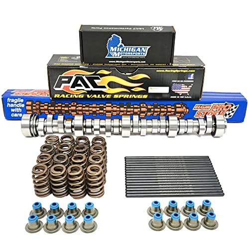 Sloppy Stage 3 Cam Kit for 4.8 5.3 5.7 6.0 6.2 LS Engines Elgin 1841-P - size: Camshaft, Springs, Hat Seals and Pushrods