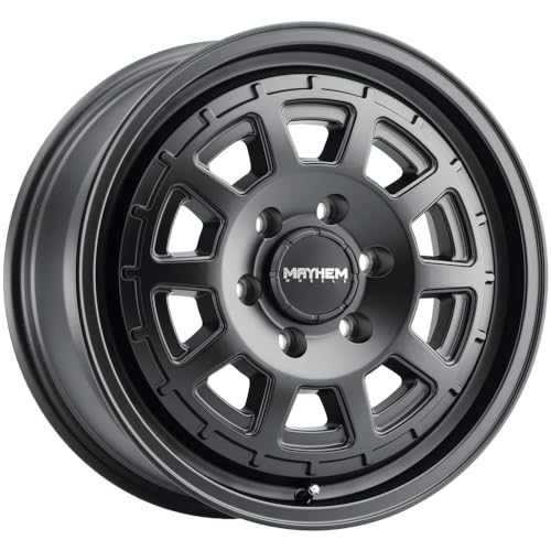 Mayhem 8303-7865MB38 Voyager 8303 Matte Black 17X8 5-114.3 38mm 72.6mm