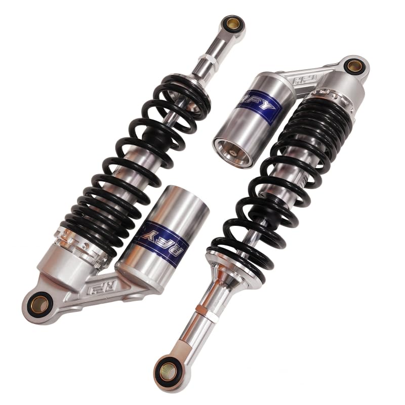14.17 inch Motorcycle Air Shock Absorber Suspension ATV Quad 2pcs - color: Silver