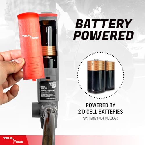 TERA PUMP Fuel Transfer Pump w/Quick Flow Control Nozzle - style: 3.25 ft Telescopic Pump (D)