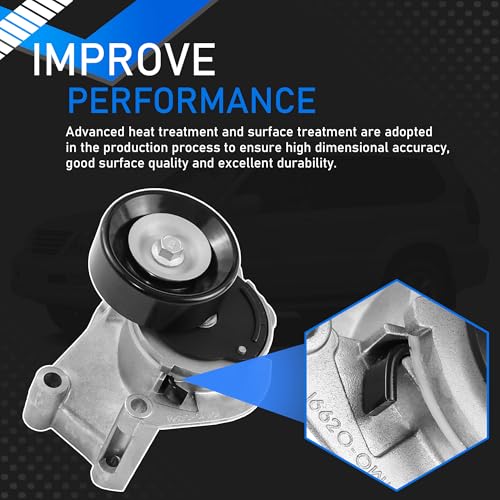 Drive Belt Idler Pulley Kit Compatible with 98-09 Toyota Lexus