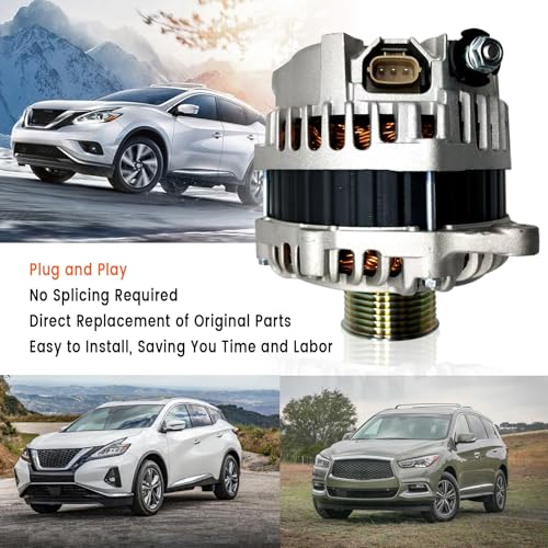 11538N Alternator 12V 150A Compatible with Infiniti 2014-2016 QX60 2013 - size: 2013--2016 Infiniti JX35 QX60