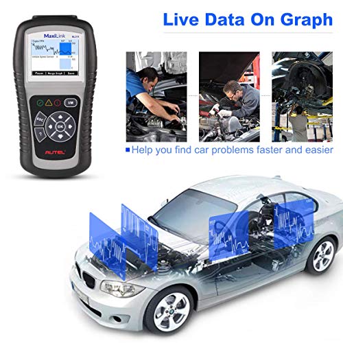 Autel MaxiLink ML519 OBD2 Scanner, 2026 OBDII Diagnostic Scan Tool - color: Black