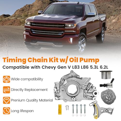 Timing chain kit w/Oil Pump Assy fits for GMC Yukon XL 2014-2019