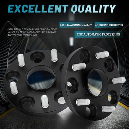 IRONTEK 5x114.3mm Wheel Spacers Compatible for 2021-2022 Lexus ES250, for Scion 2011-2016 tC/ 2008-2015 xB, for Toyota 1995-2022 Avalon, Forged 15mm Thread Pitch M12x1.5 Hub Bore 60.1mm 4PCS - size: 5x4.5-15mm-4PCS