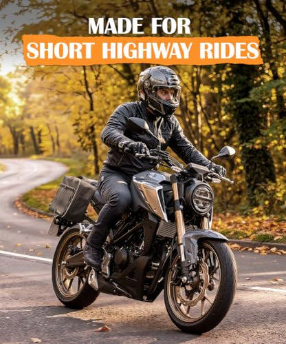 NICECNC 30L Motorcycle Saddlebags 1680D Throw-Over Panniers with Rain Cover