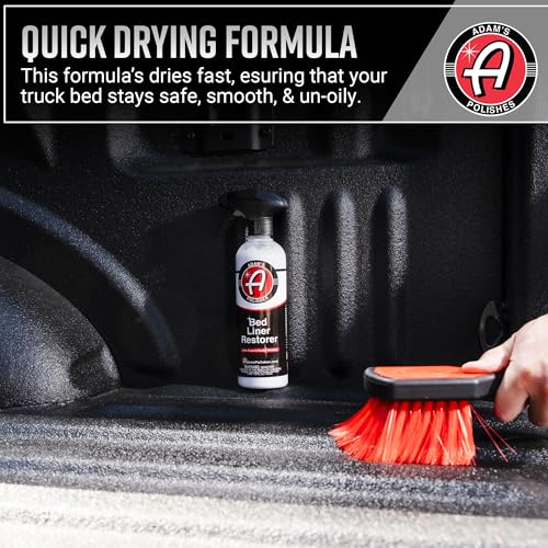 Adam's Polishes Bed Liner Restorer 16oz Truck Bed Cleaner with UV Protection | Safely Works On Automotive Exterior Plastics