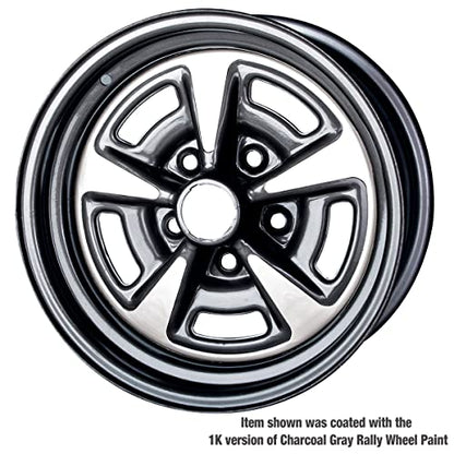 Eastwood 2K Catalyzed Aerospray Long Lasting Charcoal Gray Rally Wheel Urethane Paint 11.9 oz
