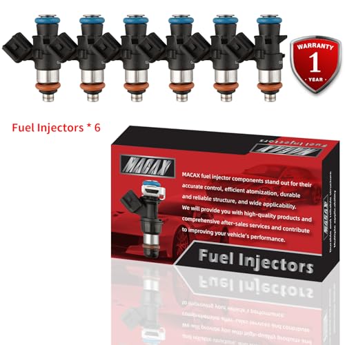 Set of 6 Fuel Injectors 0280158233 05184085AC FJ1147 Replacement - size: 0280158233