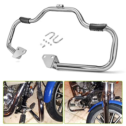 Mofun Engine Guard Highway Crash Bar 1.25" Fit for Harley Dyna 2006-2017 - color: Chrome A