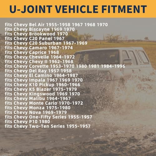 U Joints Rear Drive Shaft Universal Joints Kit for Chevy One-Fifty Series