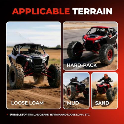 19x7-8 ATV/UTV Tires, Set of 2, 19x7x8 Mini Bike Tires, 4PR