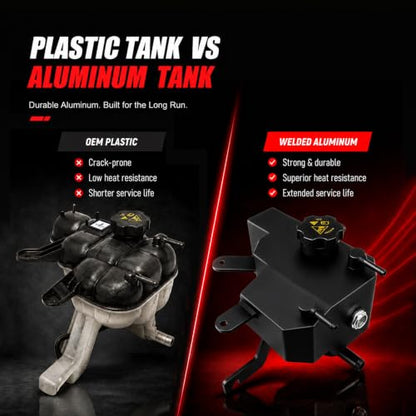 603-002 Aluminum Engine Coolant Reservoir Tank for Durango - size: 603-002