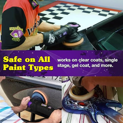 Wizards Finisher Buffing Pad - Smooth Finish, Grip Hold - 8" x 1.5" - color: The Finisher Pad