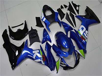 YTL Blue black Full Fairing Fit for Suzuki 2011-2026 GSXR 600/750 - color: 011 Blue black