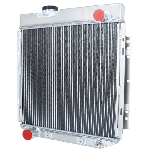 1965 66 1966 Mustang Radiator For 60-66 Ford Falcon Mustang Mercury Comet - size: 3 Row Radiator w/CNC Cap