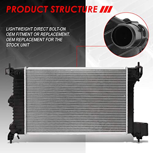 Auto Dynasty 13247 Radiator for 2012-2018 Chevy Sonic 1.8L - color: 12-18 Chevy Sonic 1.8L