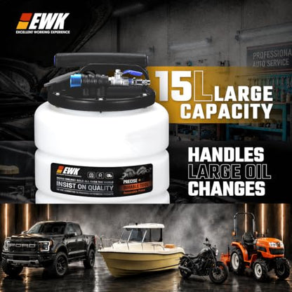 EWK 15L Pneumatic/Manual Oil Extractor Pump - size: 15L