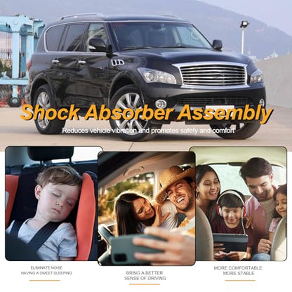 Rear Air Shock Absorber Assembly Compatible with Nissan Armada 2005-2015, for Infiniti QX56 2004-2010, [4WD 5.6L V8] Replaces 56200-ZV60A, 56200-ZQ20C
