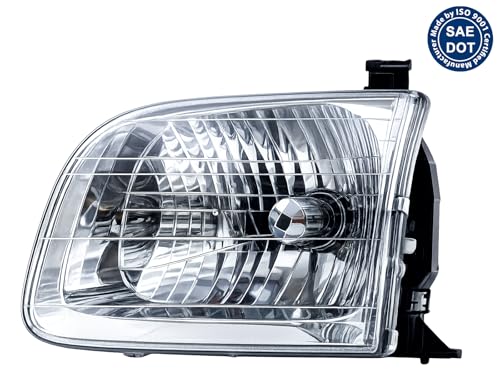 APA Replacement for Headlamps 2000 2001 2002 2003 2004 Tundra (Double Cab Model ONLY) 2001 2002 2003 2004 Sequoia Driver Left Side 811500C020 TO2502144 - color: 2001-2004 Sequoia Driver Side