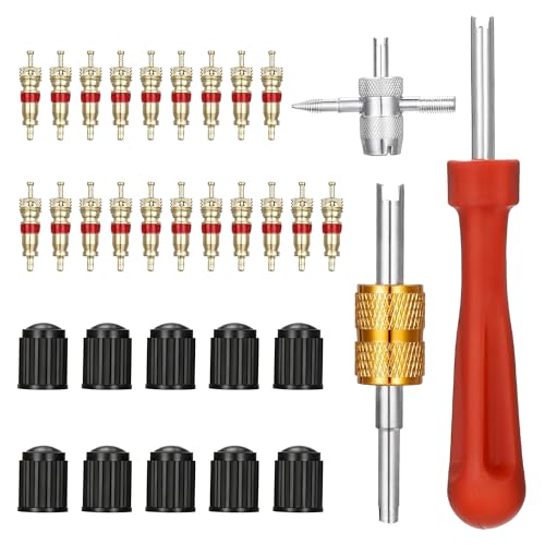 Valve Stem Removal Tool,Car Accessories Universal Valve Stem Tool,Automotive Tire Valves Tools,Suitable for Cars,Trucks,Motorcycles,Bicycles,Tractors,Lawn Mowers,ATVs,Electric Motors