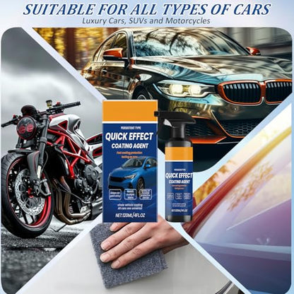 2Pcs Advanced Quick Effect Coating Agent,Advanced Car Quick-Acting Coating Agent Spray,Car Coating Spray, 2025 New Quicks Effective Coatings Sprays