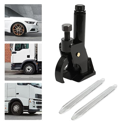 Manual Tire Bead Breaker Tool, Fits 10-21 Inch Tires, Portable Bead Breaking Tool Kit with 2 Crowbars & Rim Clamp, Heavy Duty for ATV UTV Truck Tractor Golf Cart (No Wheel Removal)