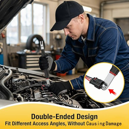 9PCS Disconnect Pliers Electrical Connector Removal Tool with Bag and golve