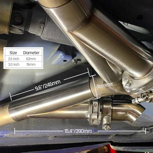 SPELAB Electric Exhaust Cutout 3.0 Inch with Elbow Muffler Exhaust Valve Kit with One Controller Remote Kit - size: 3.0