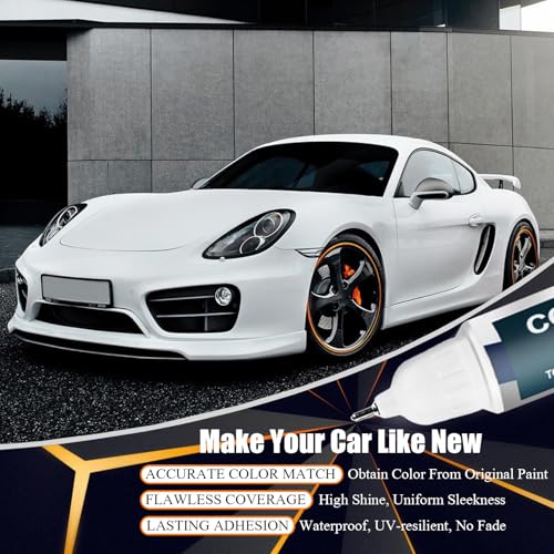 Car Touch up Paint(741/A1 Black) Compatible with Toyota/Porsche, Car Paint Pen Scratch Repair Two-In-One Touch Up Paint, Premium Car Scratch Remover for Deep Scratches - color: Black(741/A1) Compatible with 2026 Macan/2026 911/2025 718/2026 Taycan/2026 Pa