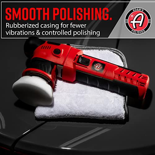 Adam's Polishes SK Pro 12mm Car Polisher Kit (10 Item) - Professional Dual Action Polisher for Car Detailing - Paint Correction, Waxer Buffer DA Polisher - Variable Speed Car Polisher System - size: Polishing Kit (10 Items)