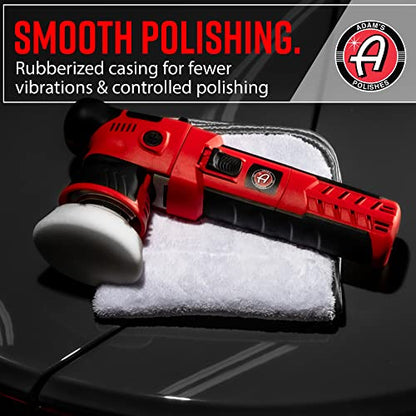 Adam's Polishes SK Pro 12mm Car Polisher Kit (10 Item) - Professional Dual Action Polisher for Car Detailing - Paint Correction, Waxer Buffer DA Polisher - Variable Speed Car Polisher System - size: Polishing Kit (10 Items)