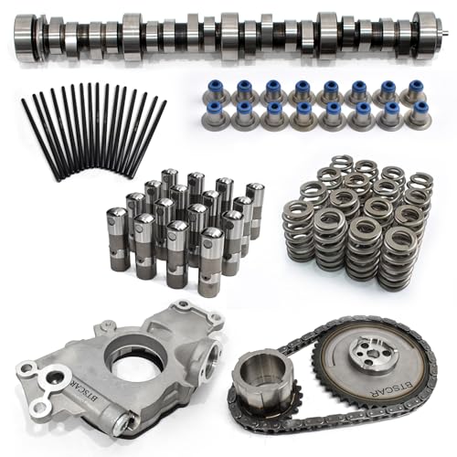 E1840P Sloppy Stage 2 Camshaft Kit, Fit for 1997-2007 Chevrolet/GMC Gen 3 4.8L 5.3L 5.7L 6.0L LS1 LS2 LS6 LQ4 LQ9 LS Cam Kit, Includes 585"/.585" 5.3 LS Cam Kit, Lifters, Timing Chain - color: Stage 2 Camshaft Kit-7