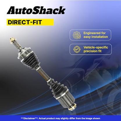 AutoShack 2 Front CV Axle Shaft Assembly