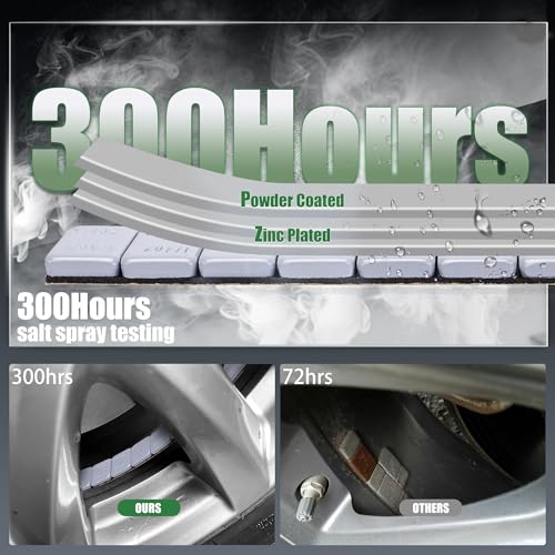 1/4 oz Stick On Wheel Weights 240pcs Easy Peel Grey - color: Gray, size: 0.25oz-240PCS