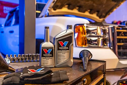 Valvoline Power Steering Fluid, Maintains Performance & Condition, Prevents Squealing, Inhibits Wear & Oxidation, Meets GM 1050017, Chrysler 5931 & Ford M2C195-A, 32oz - size: 32 fl oz