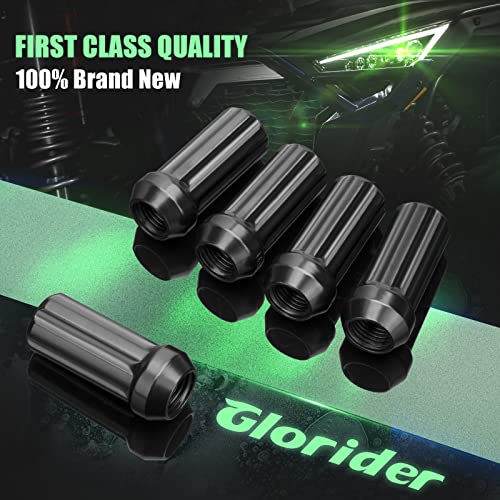 32pcs M14x1.5 Lug Nuts Spline Black, 14x1.5 Aftermarket Wheel Lug Nuts for F150 F250 F350 Silverado Sierra Ram 2500 3500 with 1 Socket Keys Long Extended - size: M14 x 1.5, style: 32 PCS