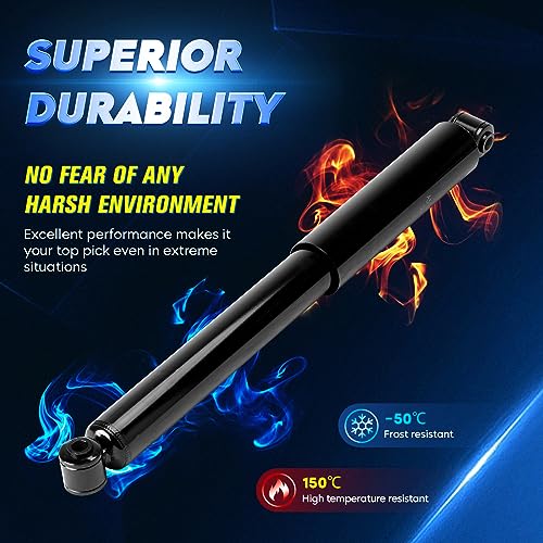 Rear Strut Shock Absorber for Chevy Captiva Sport 12-13, Equinox 05-17, GMC Terrain 10-17, Pontiac Torrent 06-09, Saturn Vue 08-10, Suzuki XL-7 07-09, Replace 245055, Left & Right, 2PCS - size: Rear Struts