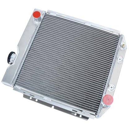 1965 66 1966 Mustang Radiator For 60-66 Ford Falcon Mustang Mercury Comet - size: 3 Row Radiator w/CNC Cap