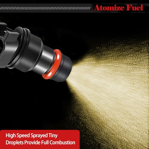 Fuel Injectors 12580681 Set of 8 Compatible with Chevy Avalanche 2007-2009,for Express 2500 2008-2009,for GMC Envoy 2005-2009,for Yukon 2007-2009,for Hummer H2 2008 FJ887